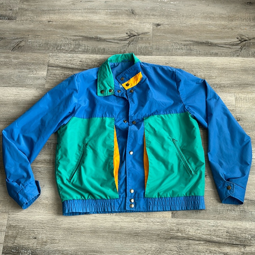 Vintage color block jacket